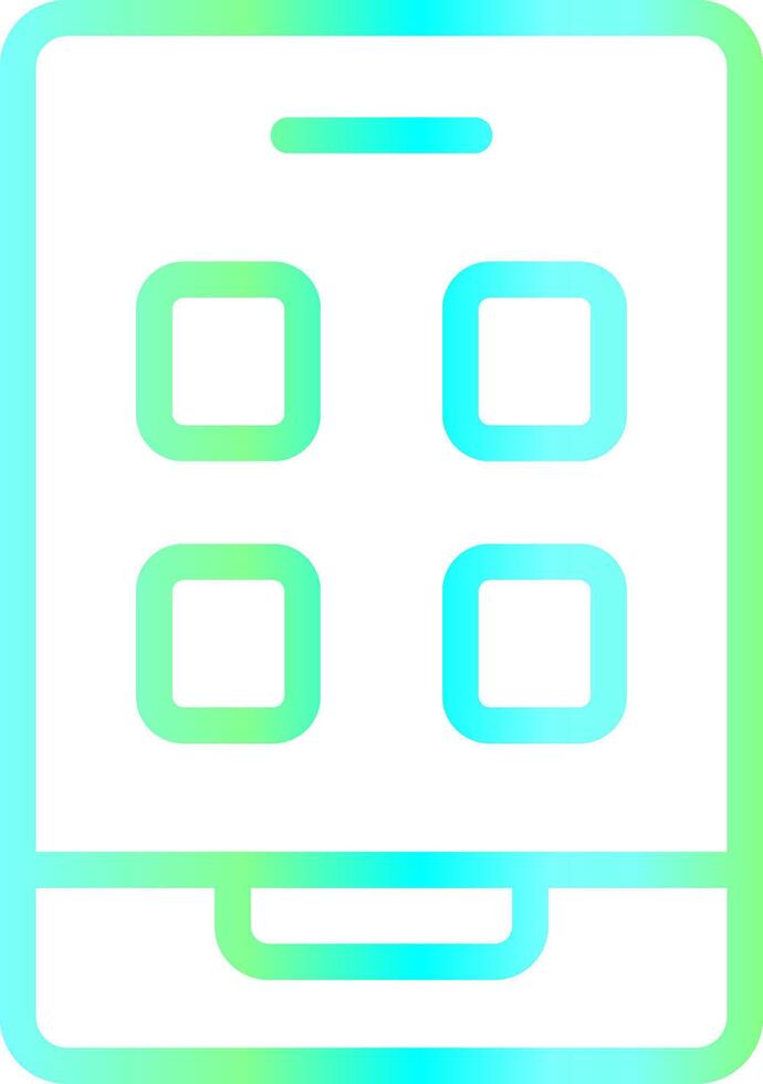 Mobile App Creative Icon Design vector