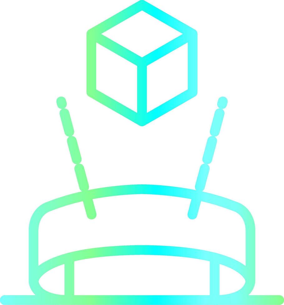 Head Up Display Creative Icon Design vector