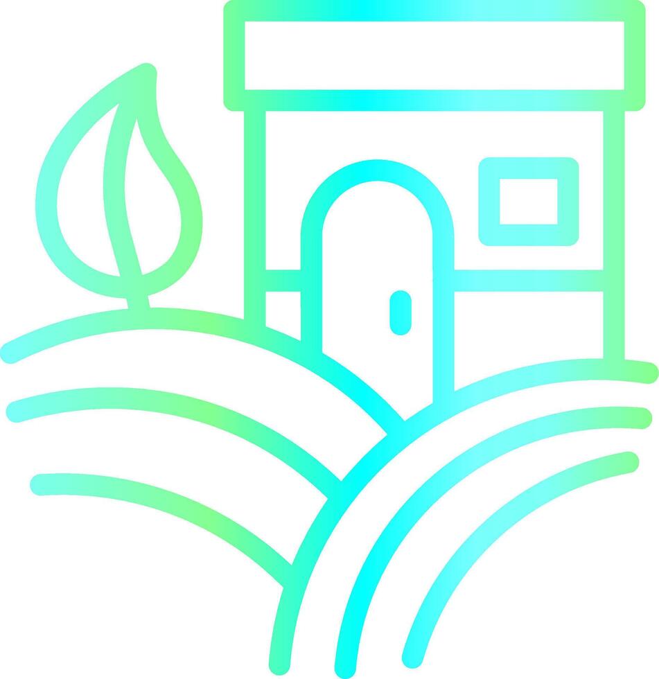 Ecological Farming Creative Icon Design vector