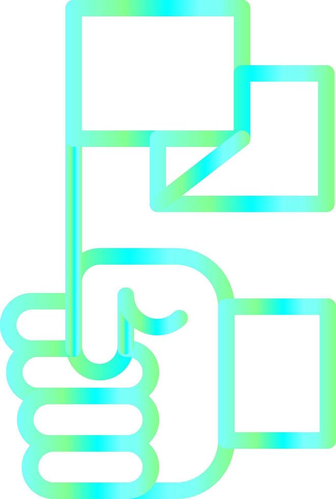 Independence Creative Icon Design vector