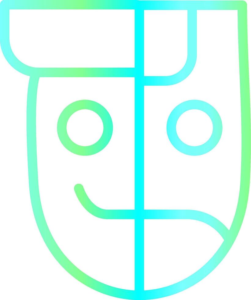 Cyborg Creative Icon Design vector