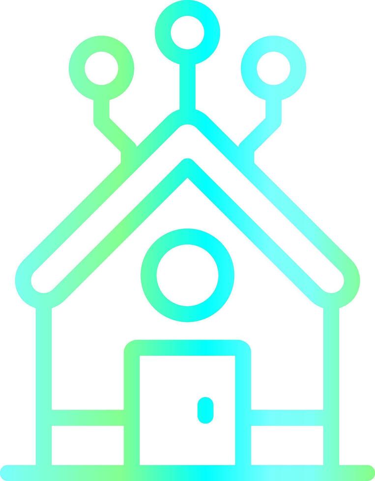 Home Network Creative Icon Design vector