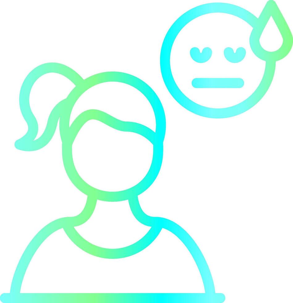 Bored Creative Icon Design vector