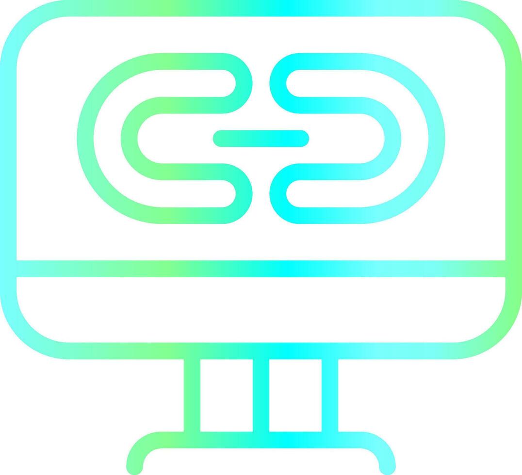 Link Creative Icon Design vector