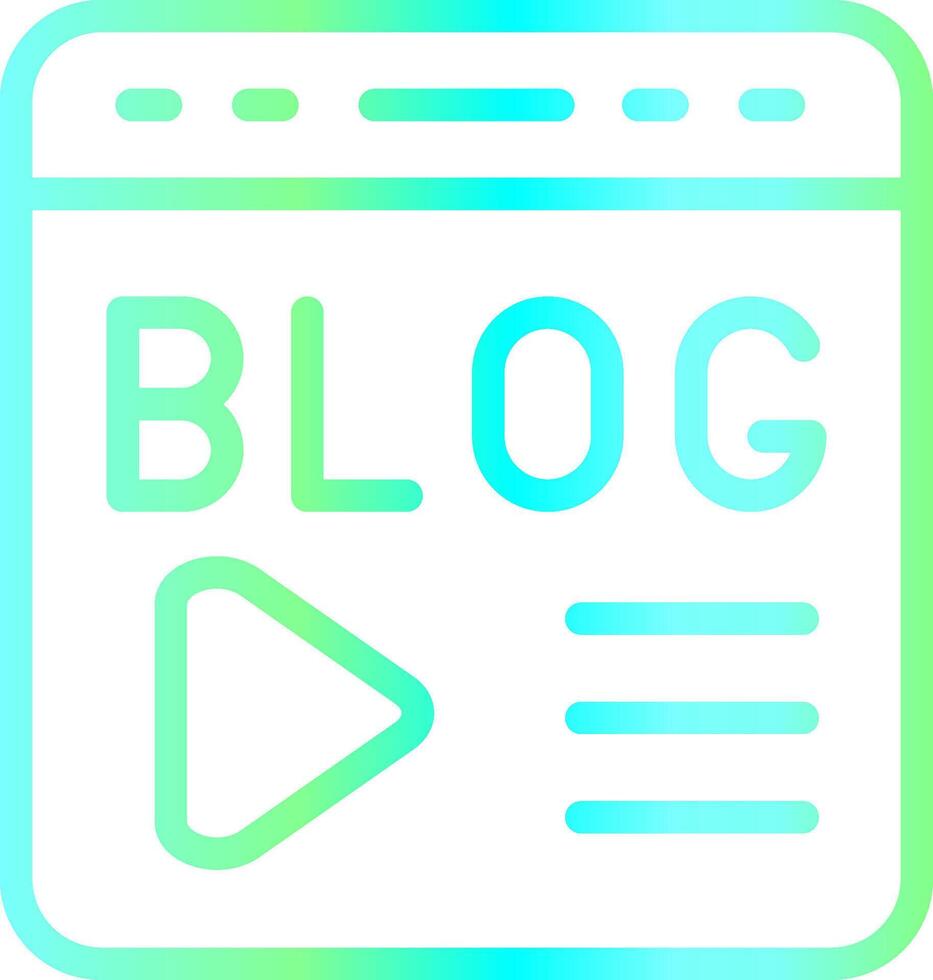 Blogging Creative Icon Design vector