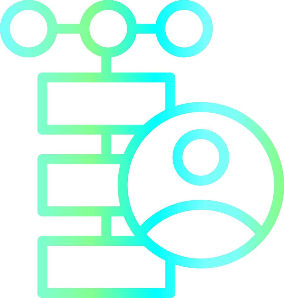 Client Database Creative Icon Design vector