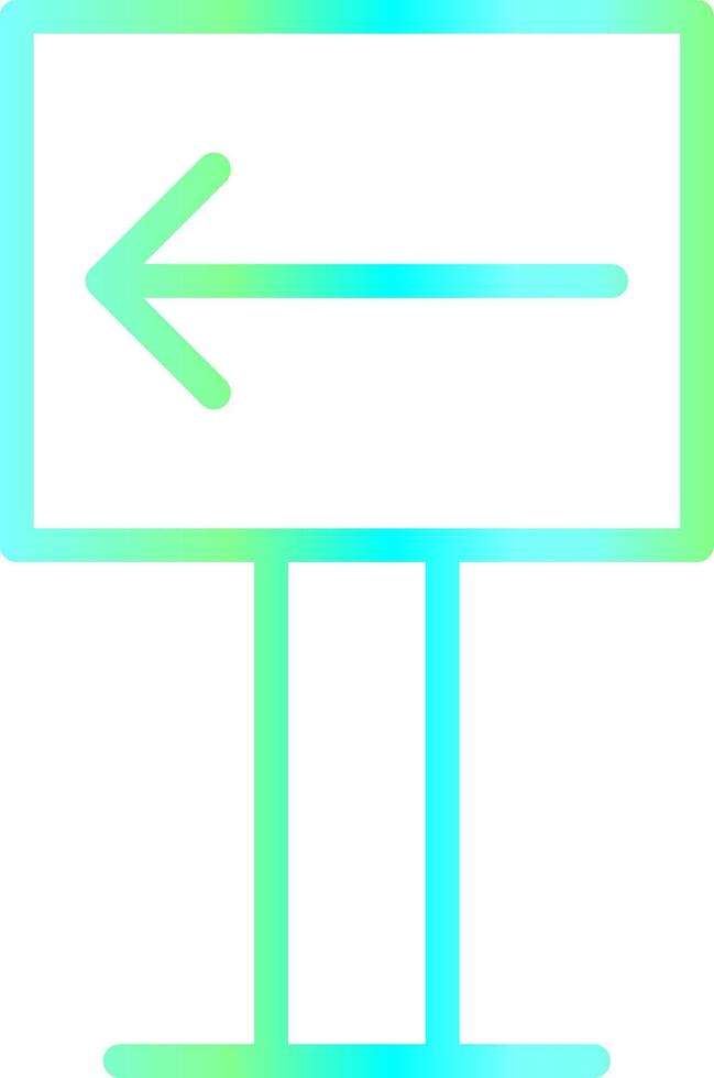Left Creative Icon Design vector