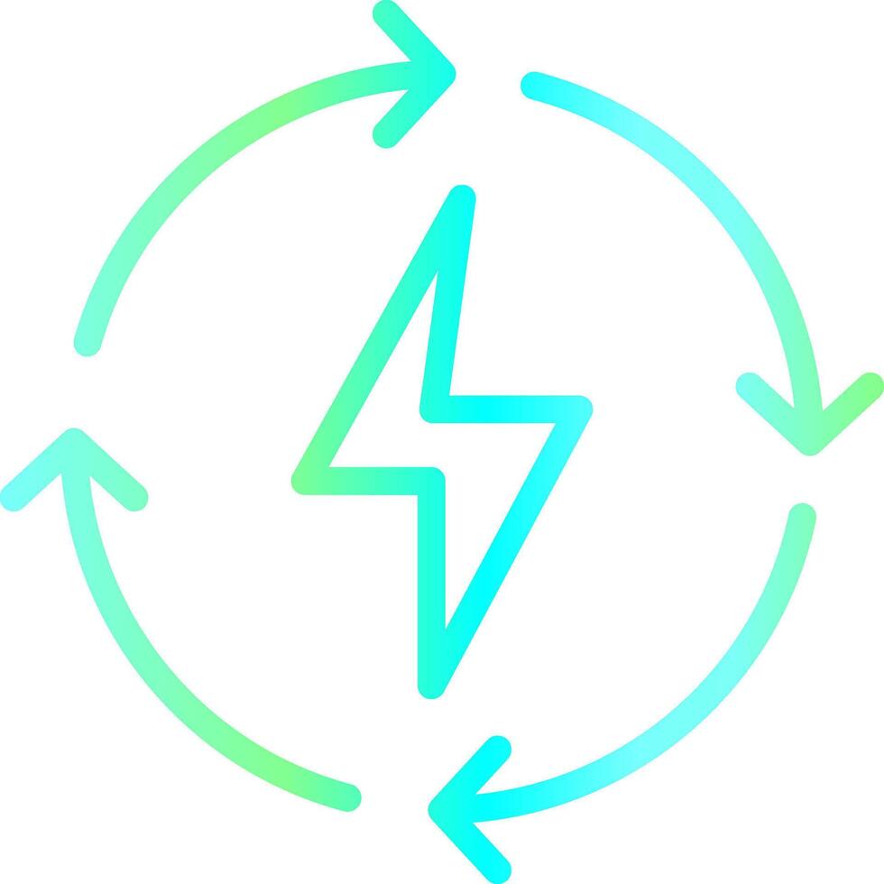 Renewable Energy Creative Icon Design vector