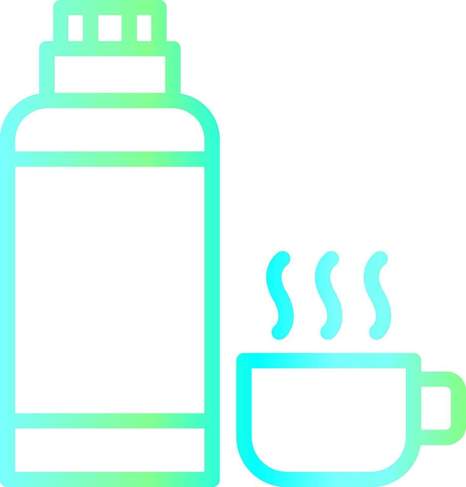 Thermos Creative Icon Design vector