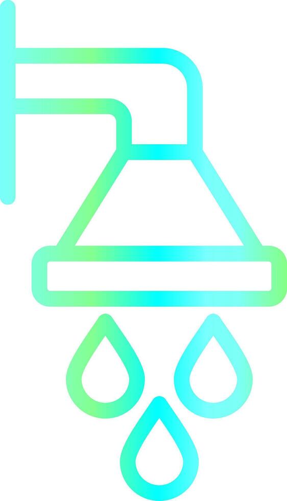 Shower Creative Icon Design vector