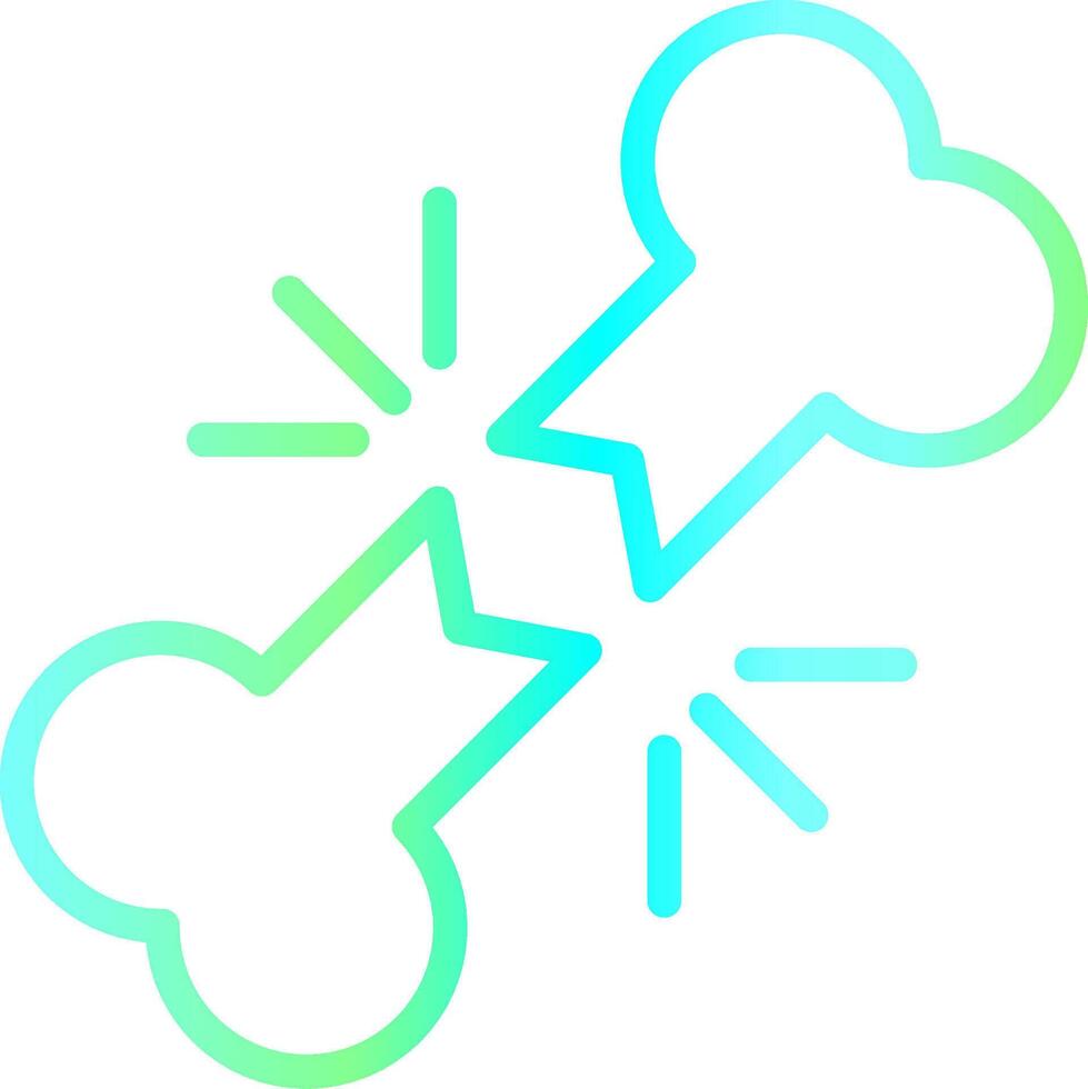 Fracture Creative Icon Design vector