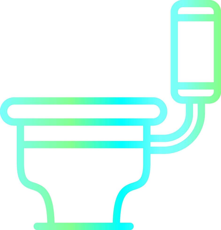 Toilet Creative Icon Design vector