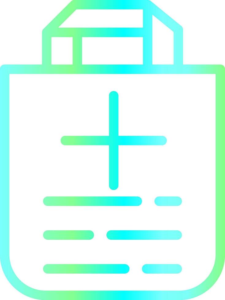 Medical Bag Creative Icon Design vector
