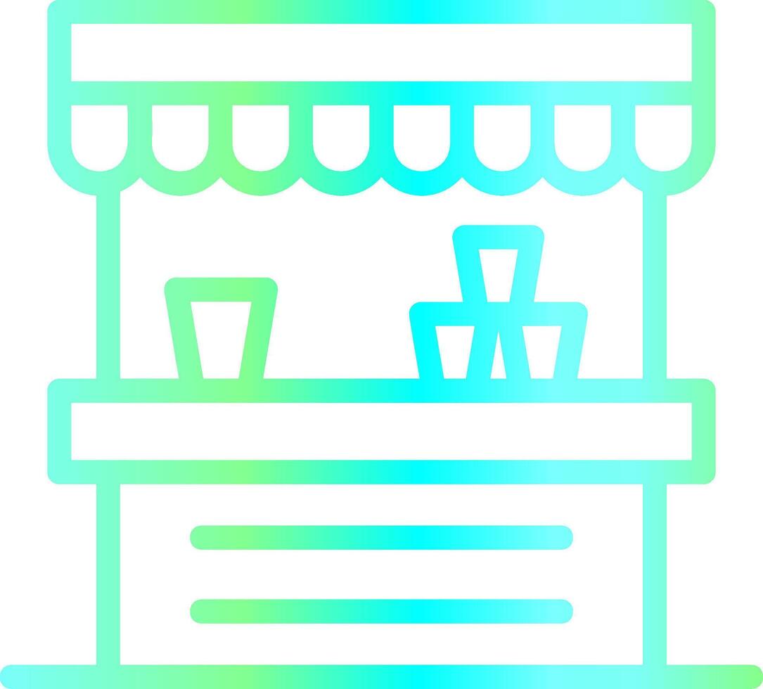 Stand Creative Icon Design vector