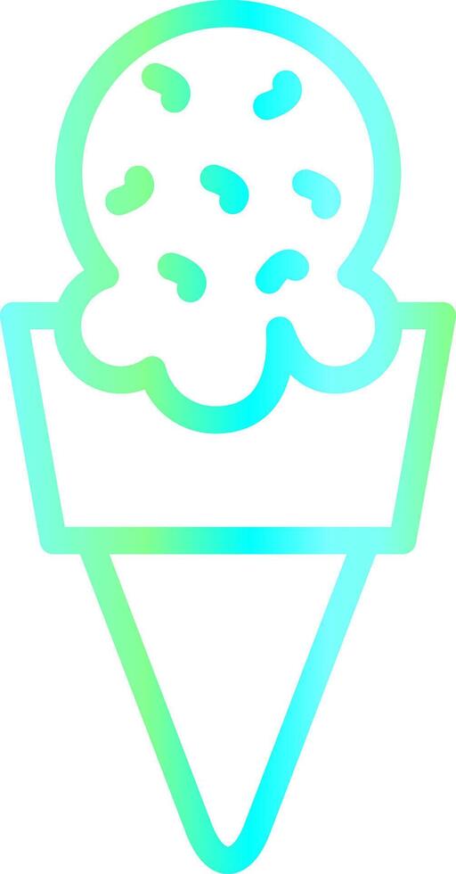 Ice Cream Creative Icon Design vector