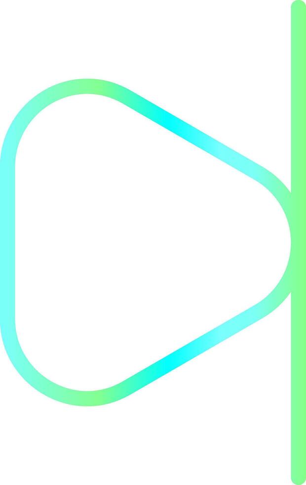 Line Blue Green Gradient Design vector