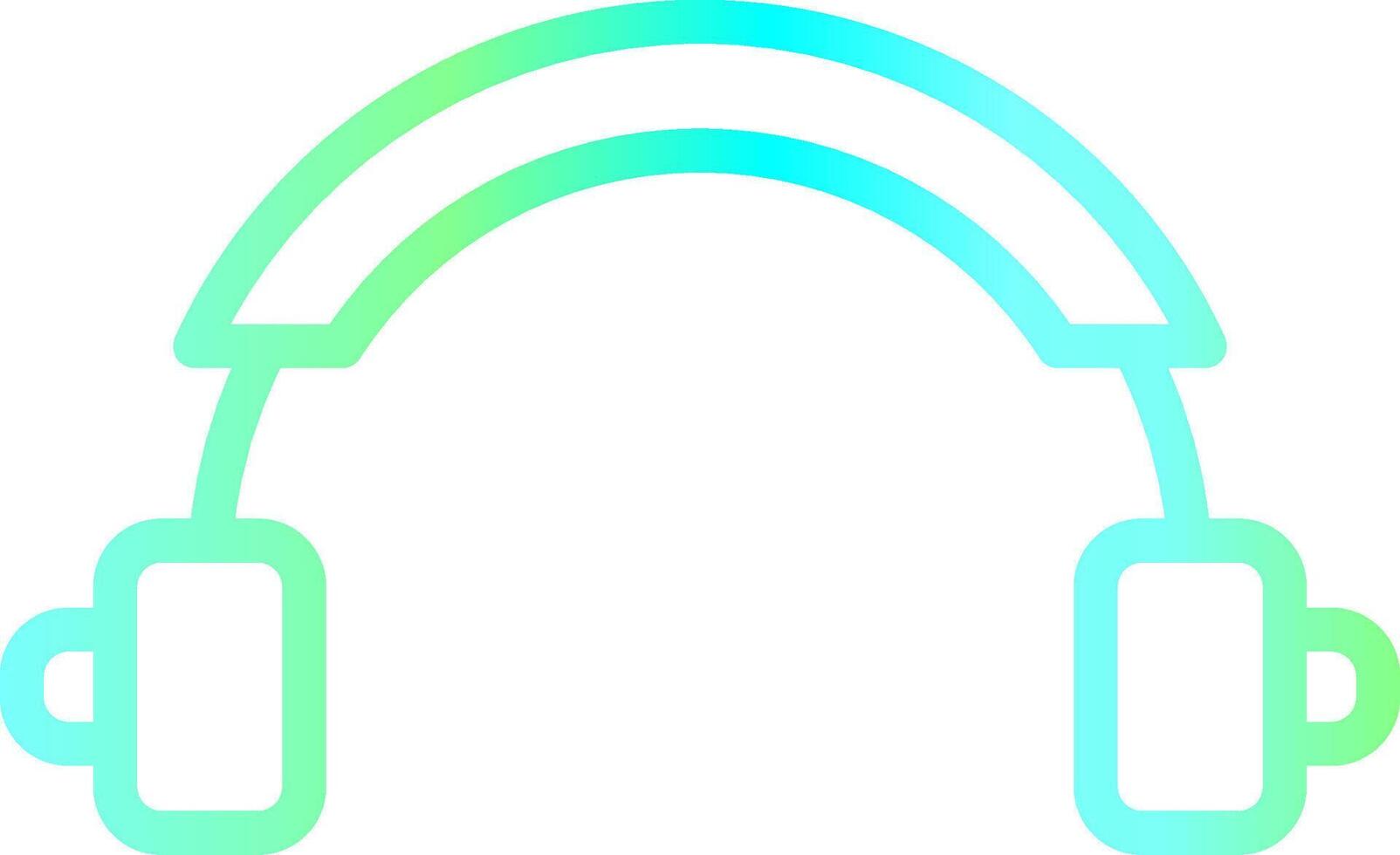 Headphone Creative Icon Design vector