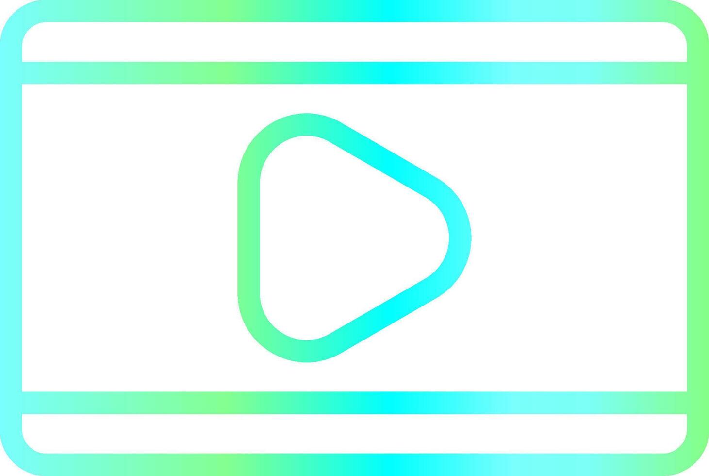 Video Play Creative Icon Design vector