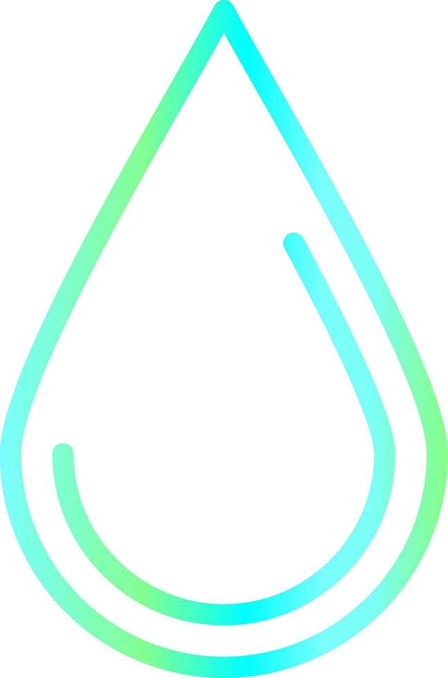 Water Drop Creative Icon Design vector