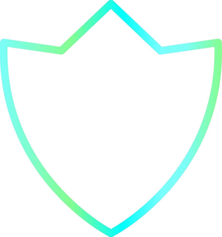 Line Blue Green Gradient Design vector