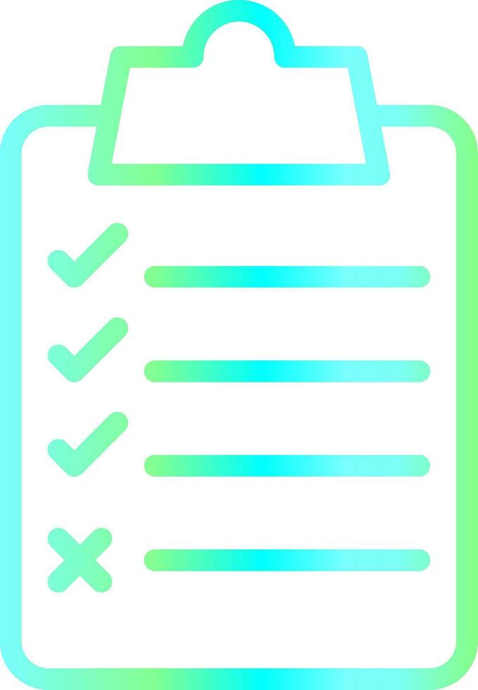 Checklist Creative Icon Design vector