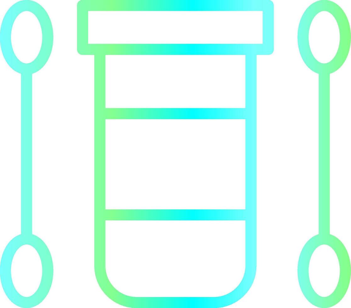 Cotton Swab Creative Icon Design vector