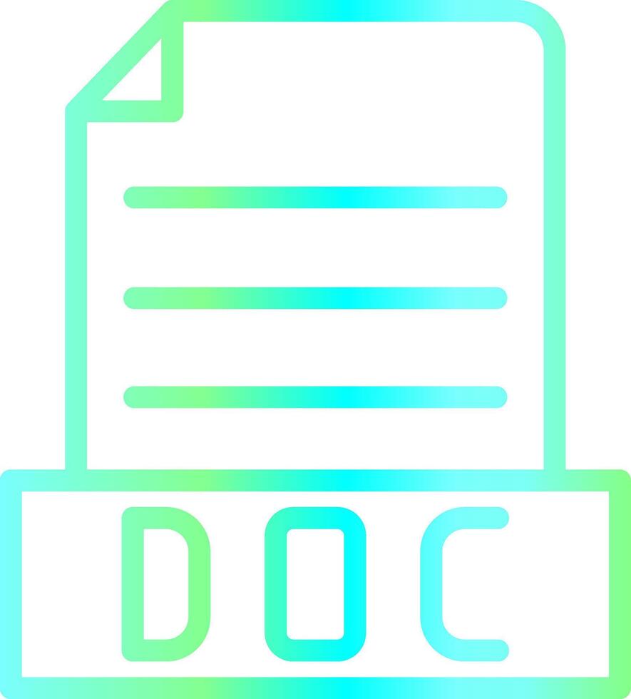 Doc Creative Icon Design vector