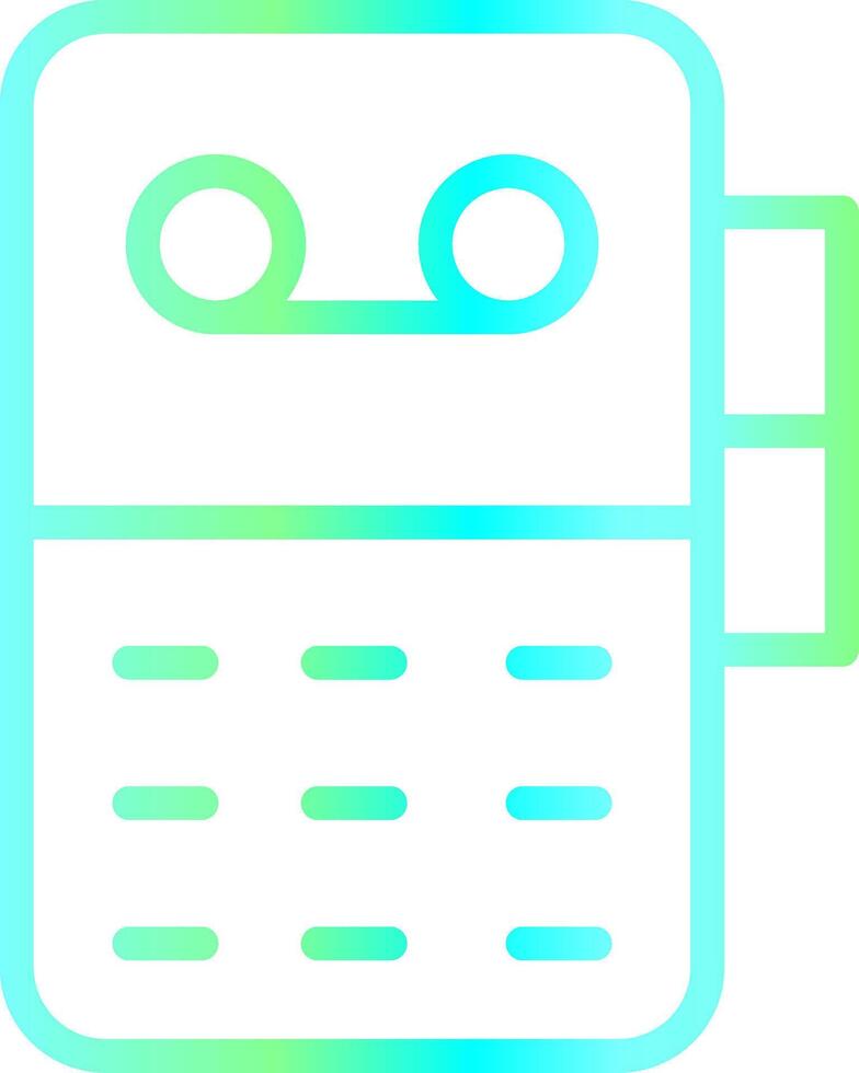 Voice Recorder Creative Icon Design vector