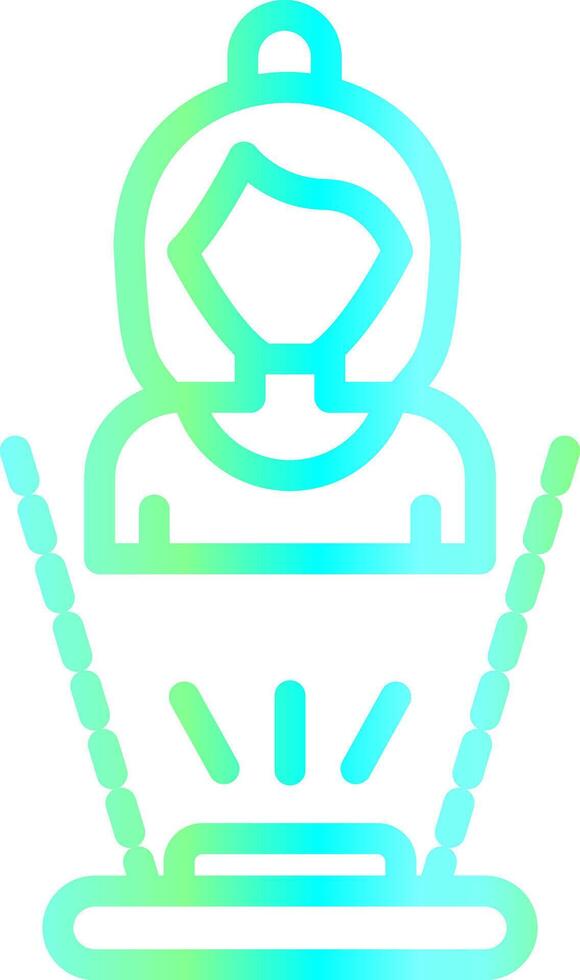 Hologram Creative Icon Design vector