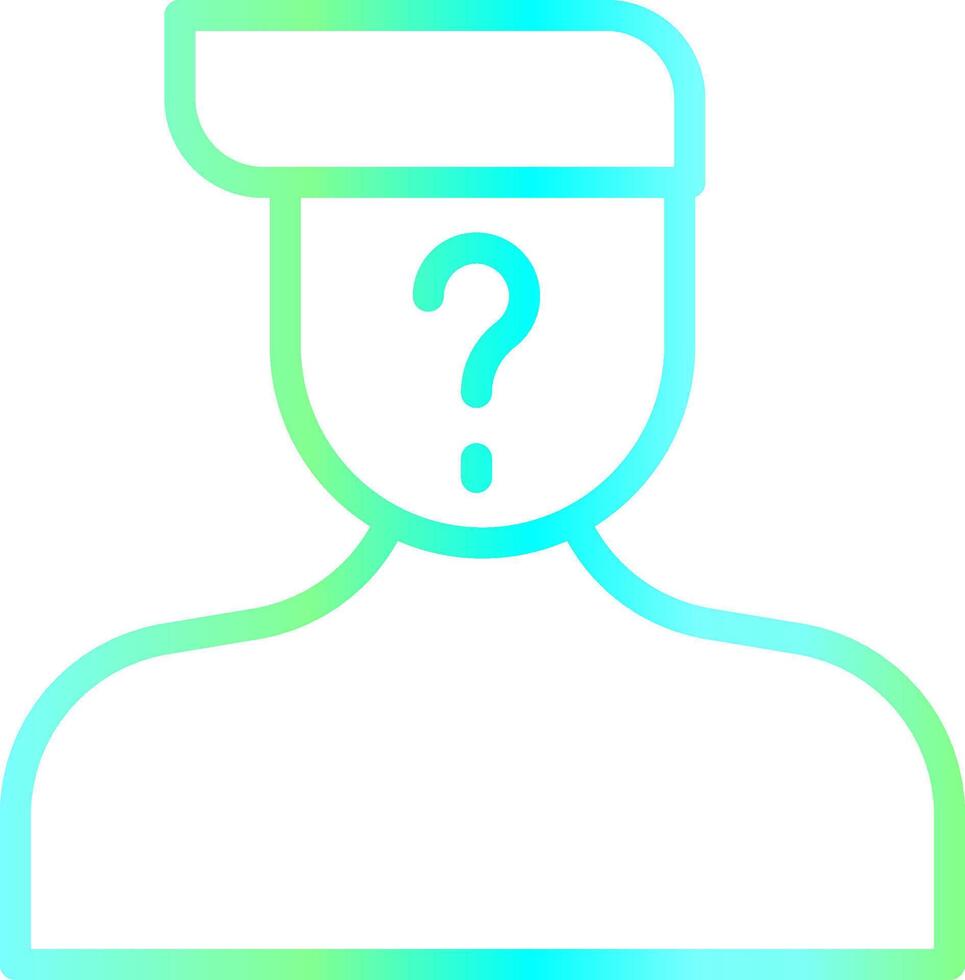 Suspect Creative Icon Design vector