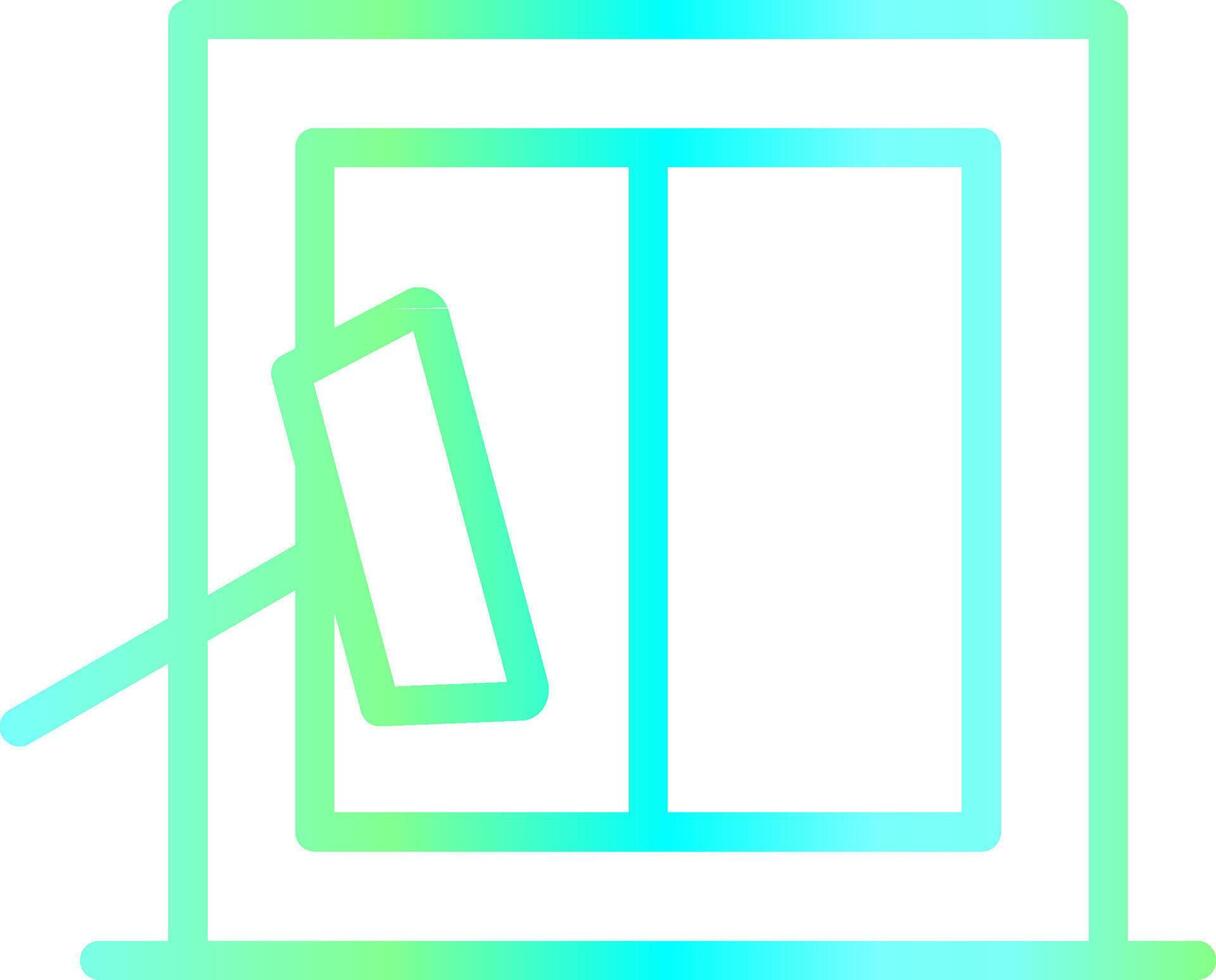 Glass Cleaning Creative Icon Design vector
