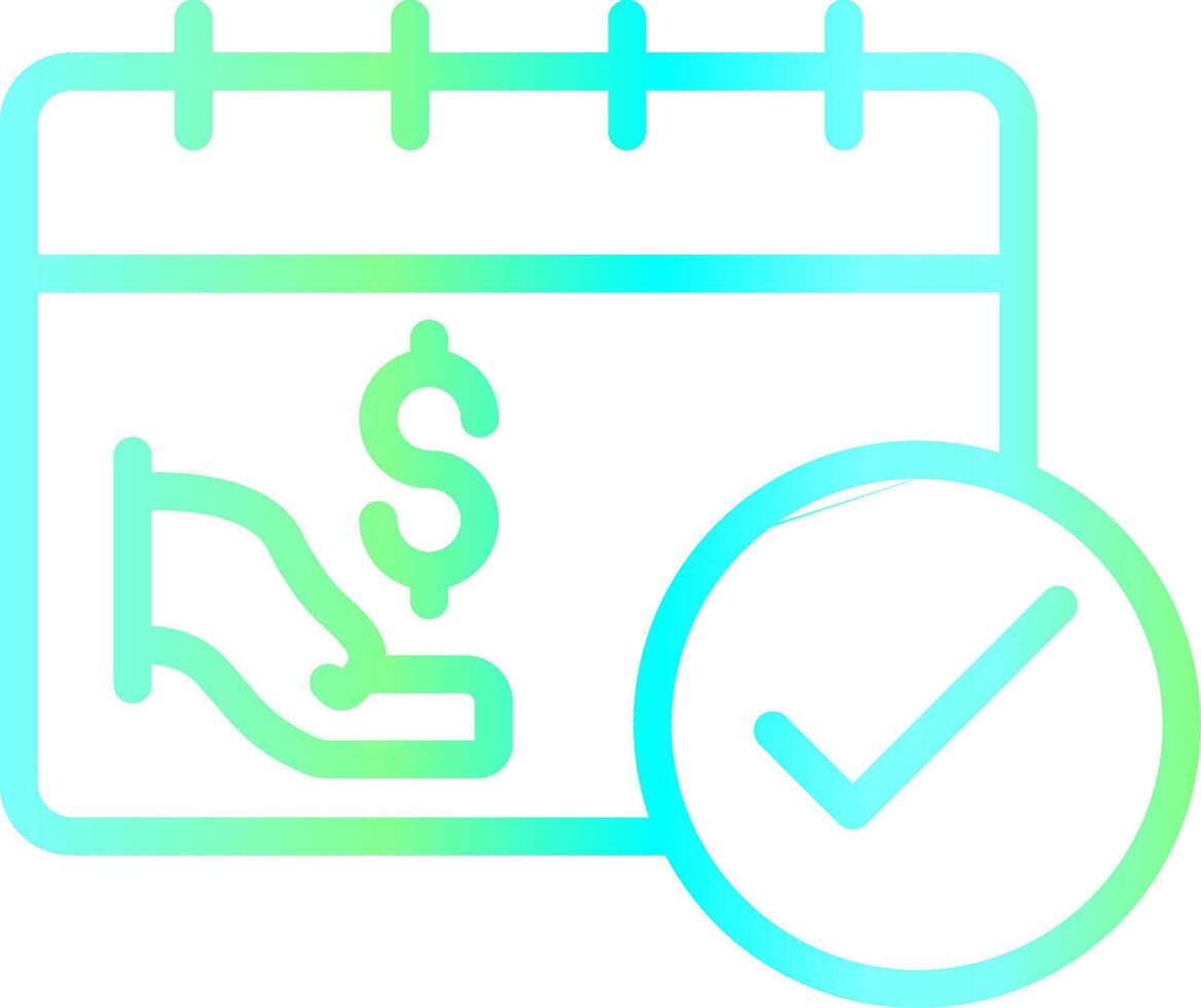 Early Termination Fee Creative Icon Design vector