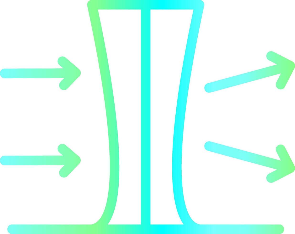 Normal Index Lenses Creative Icon Design vector