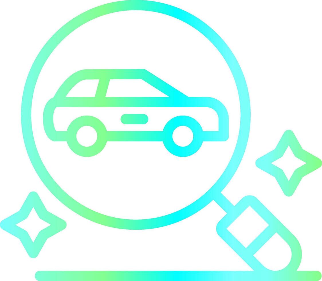 Car Finder Creative Icon Design vector