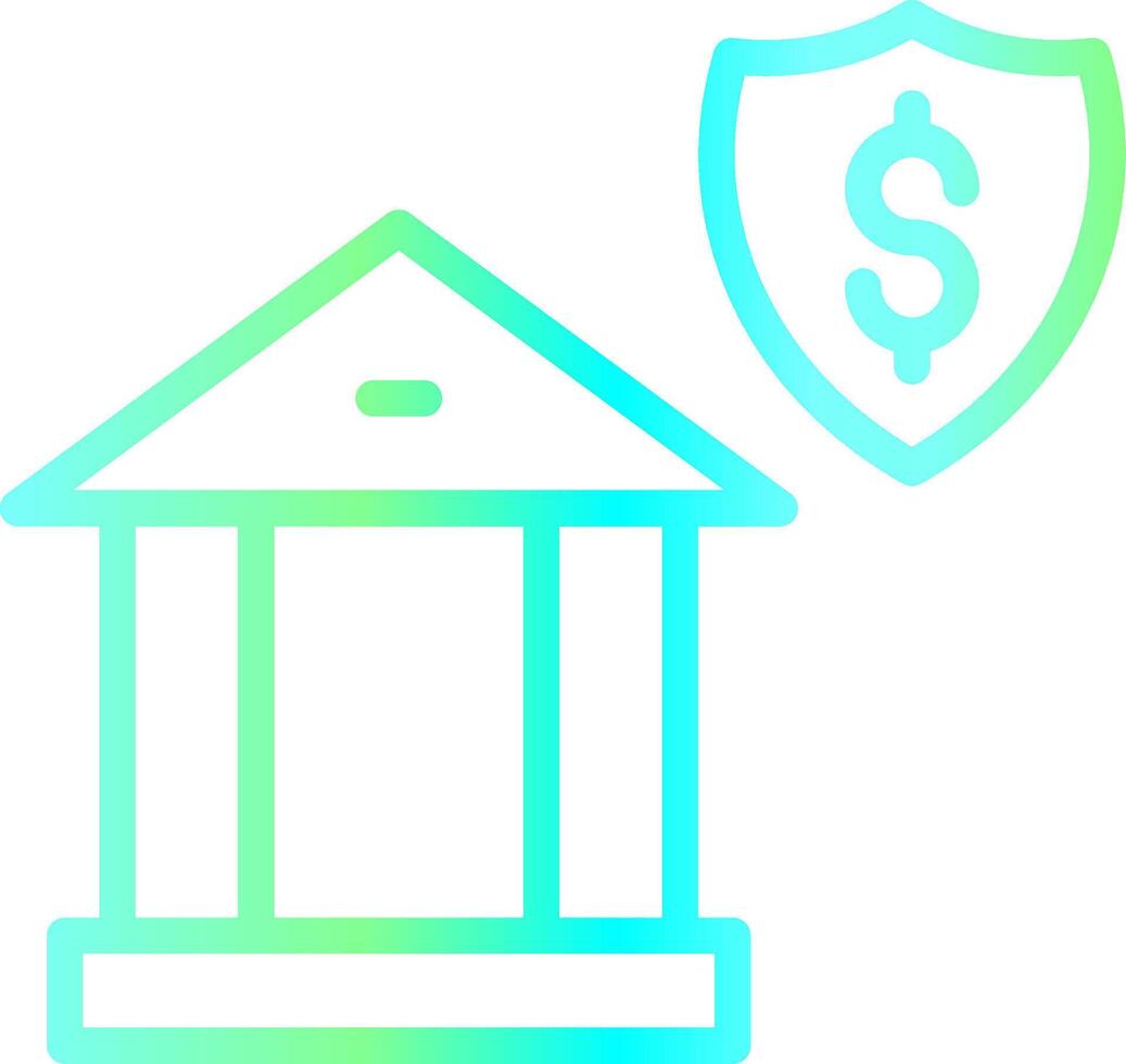 Banking Security Creative Icon Design vector