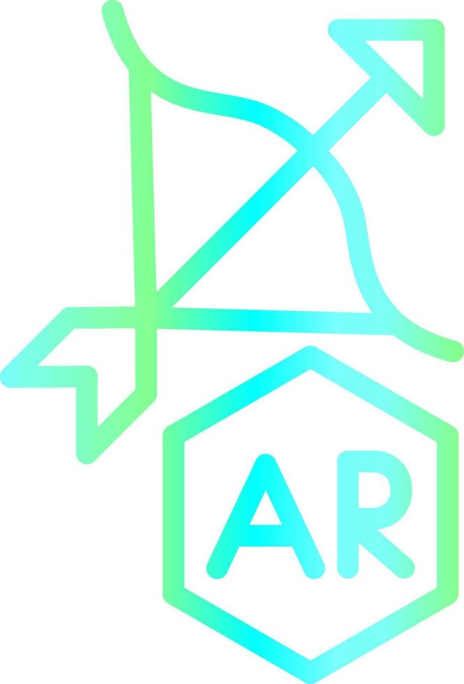 Arkansas tiro al arco creativo icono diseño vector