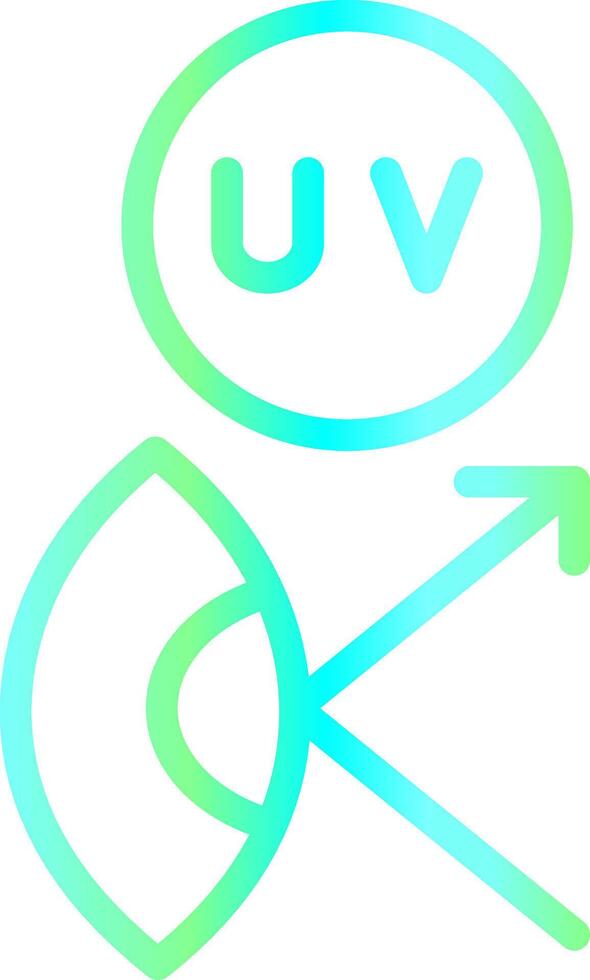 Blue Light Protection Creative Icon Design vector