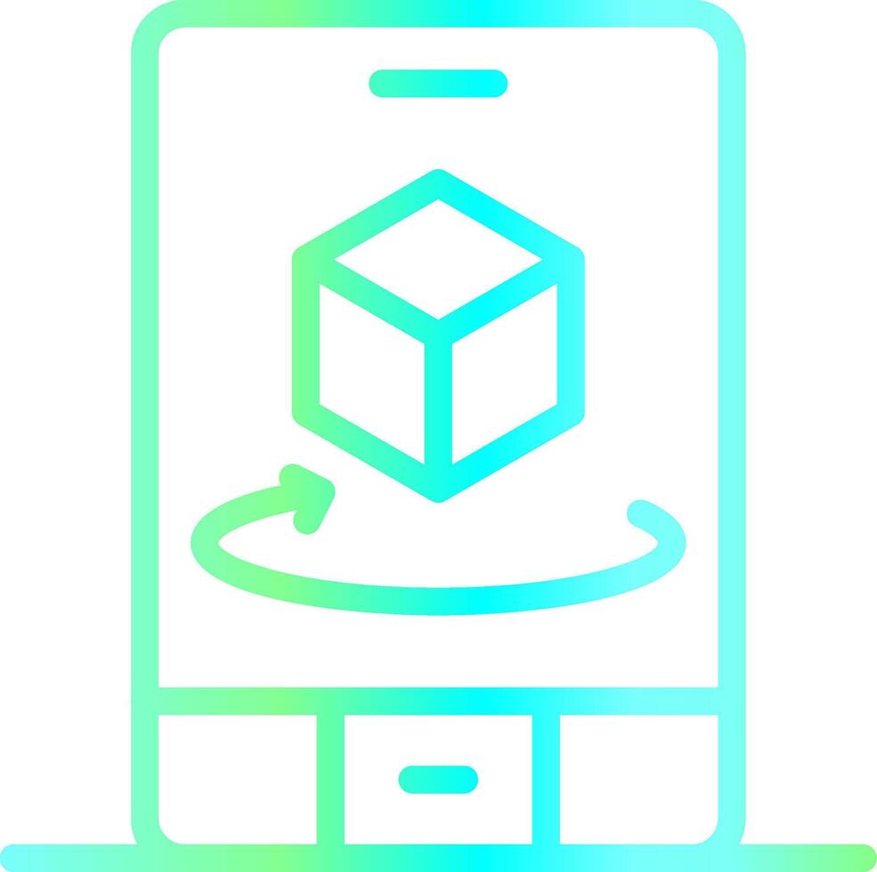 360 Ar Creative Icon Design vector