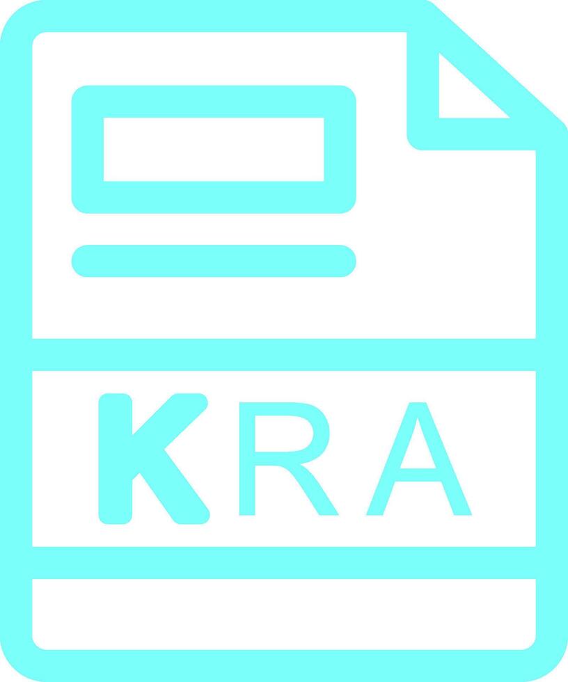 KRA Creative Icon Design vector