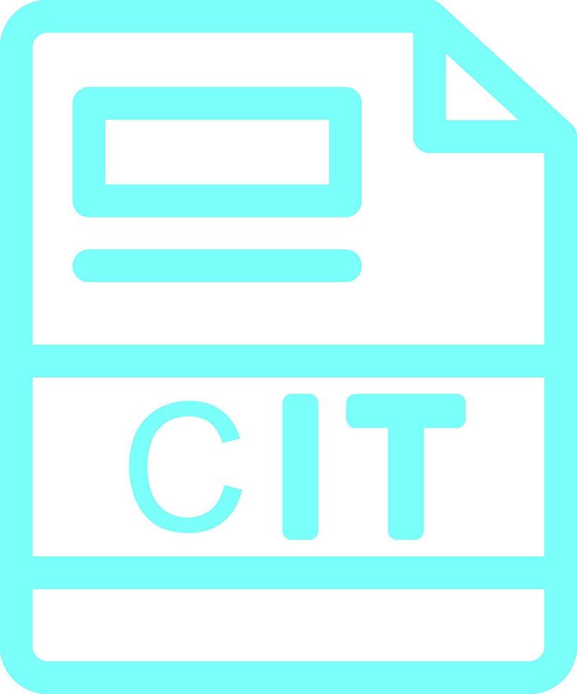 cit creativo icono diseño vector