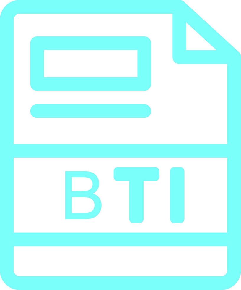 bti creativo icono diseño vector