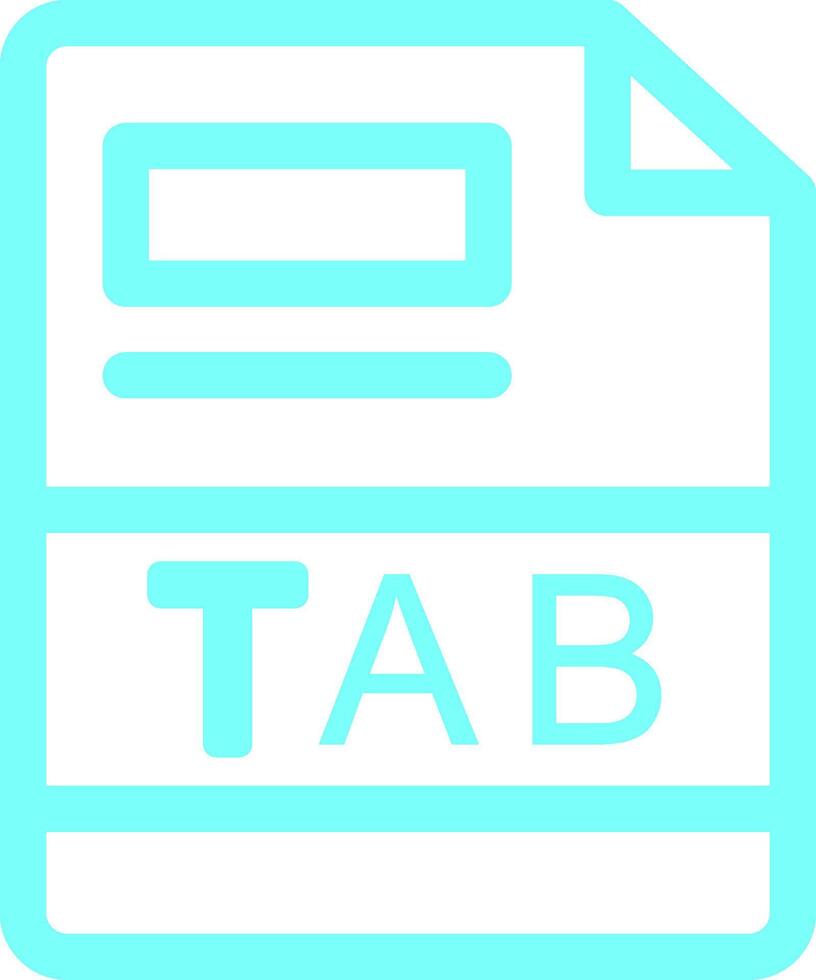 TAB Creative Icon Design vector