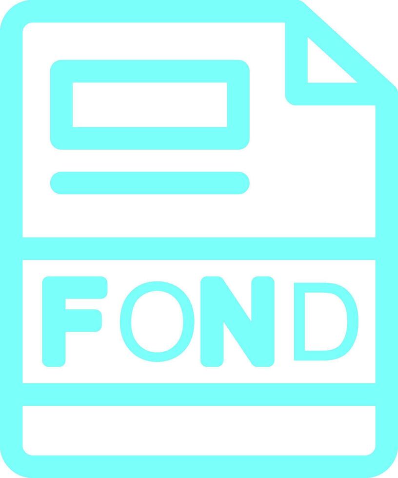 FOND Creative Icon Design vector