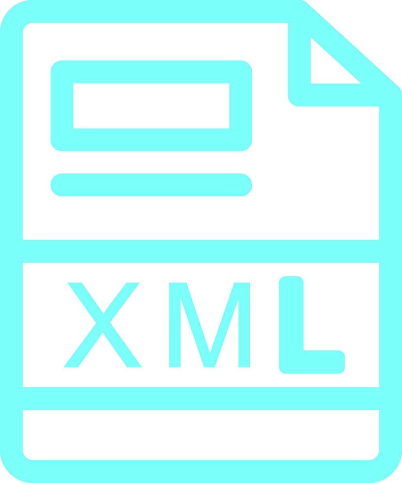 XML Creative Icon Design vector