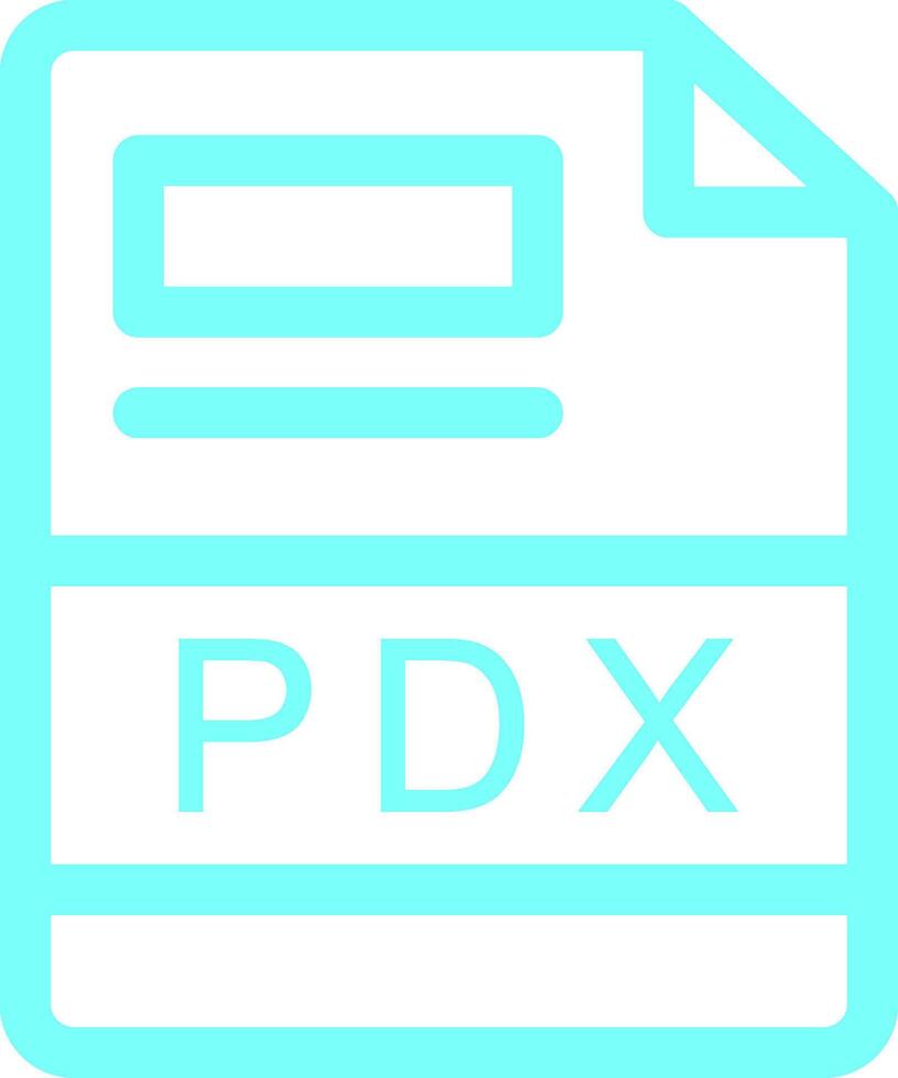 pdx creativo icono diseño vector