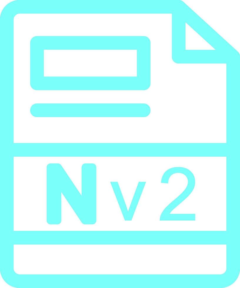 NV2 Creative Icon Design vector