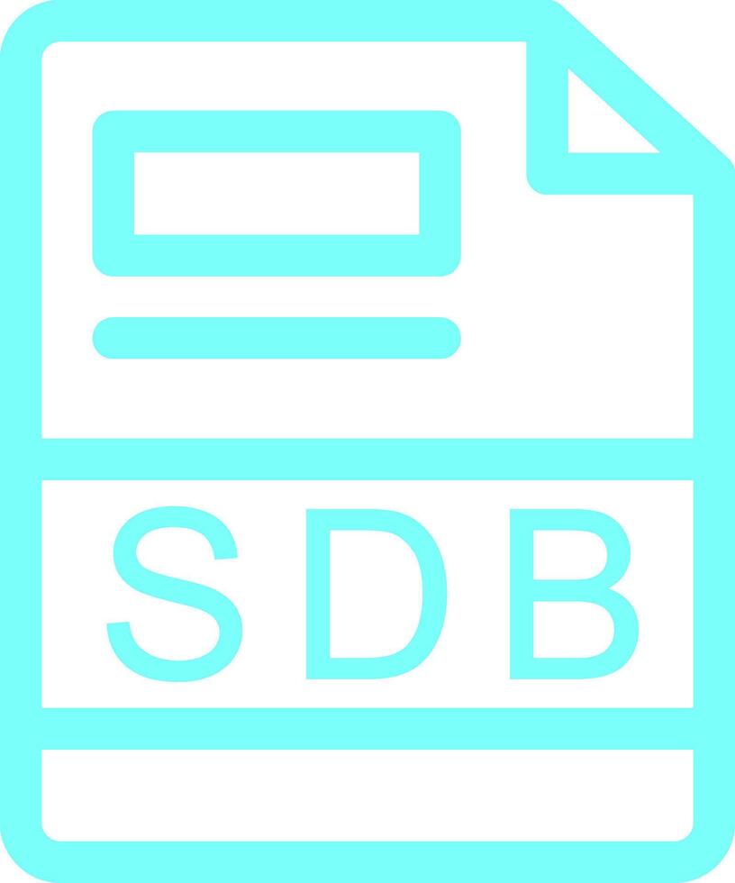 SDB Creative Icon Design vector