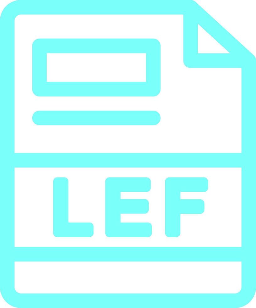 LEF Creative Icon Design vector