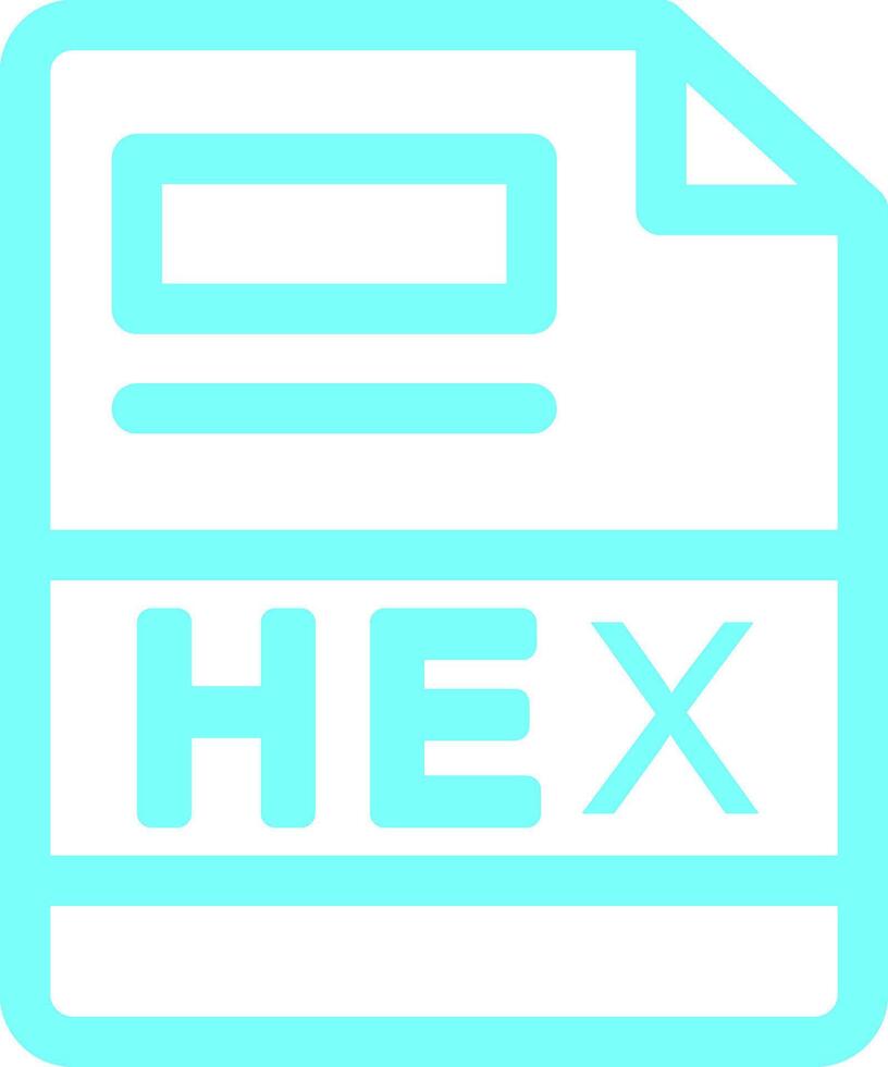 HEX Creative Icon Design vector