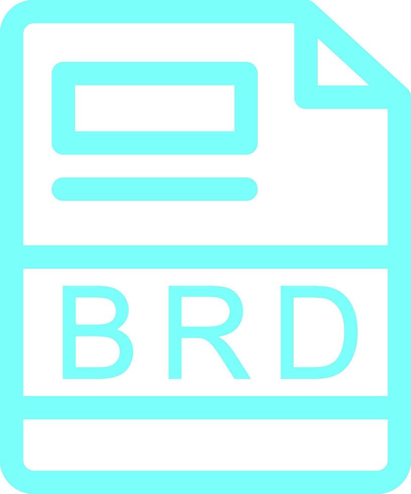 BRD Creative Icon Design vector